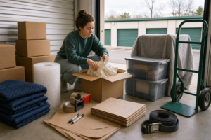 Ten packing supplies for organizing a storage move