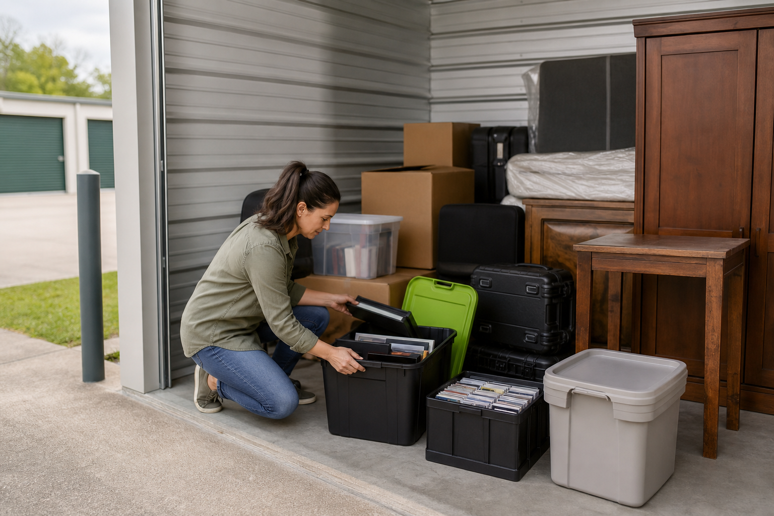 Sensitive belongings packed for climate controlled storage