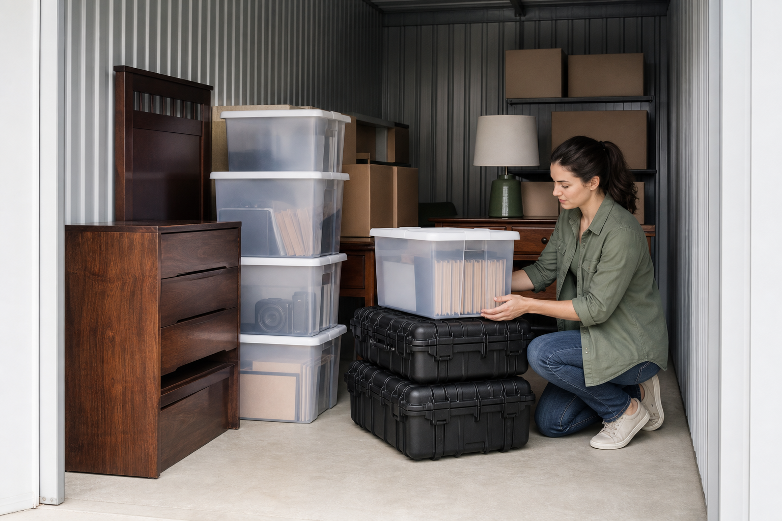 Semester break storage packing setup