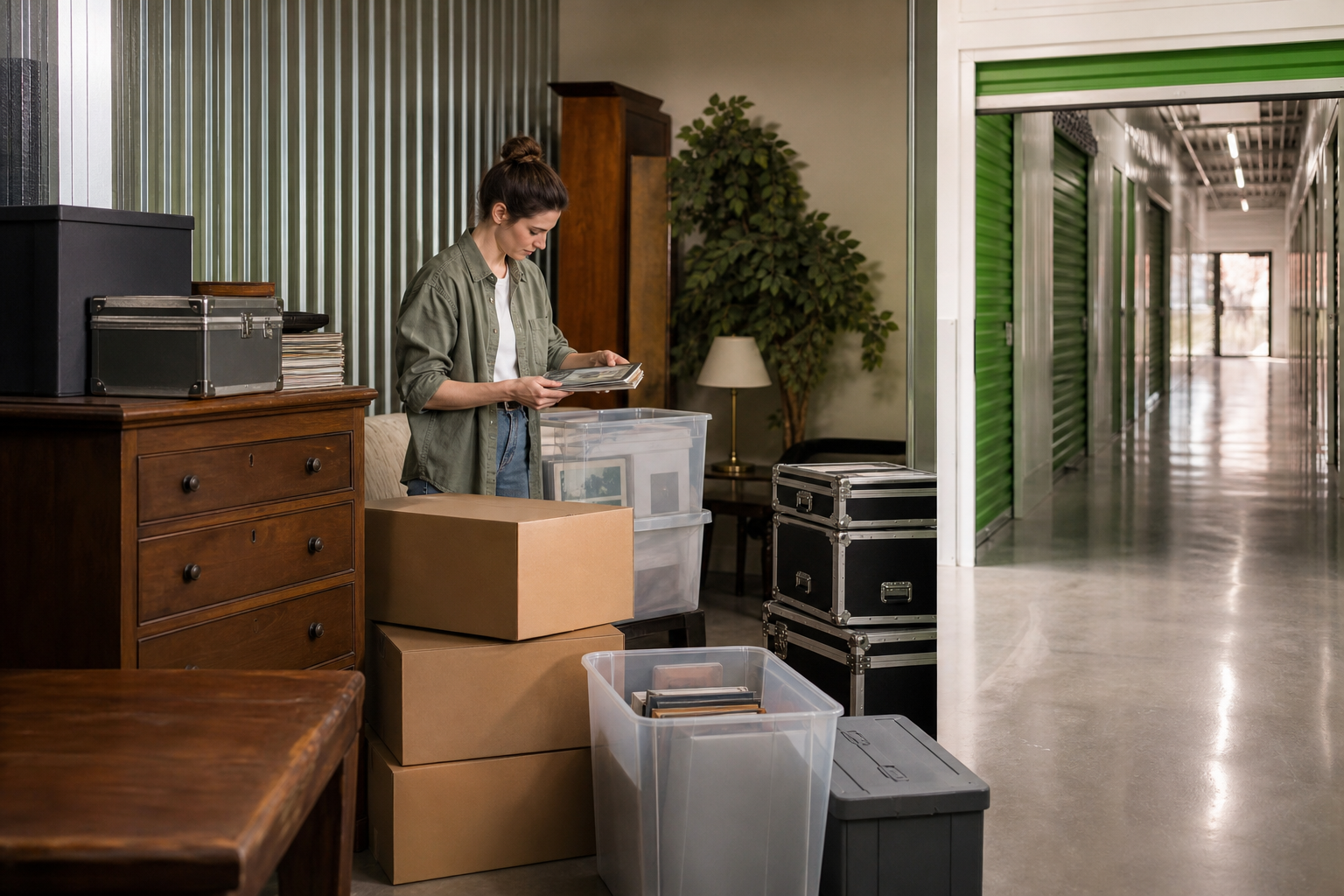 Sensitive belongings packed for climate controlled storage