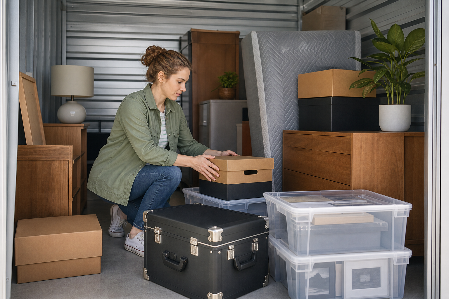Semester break storage packing setup