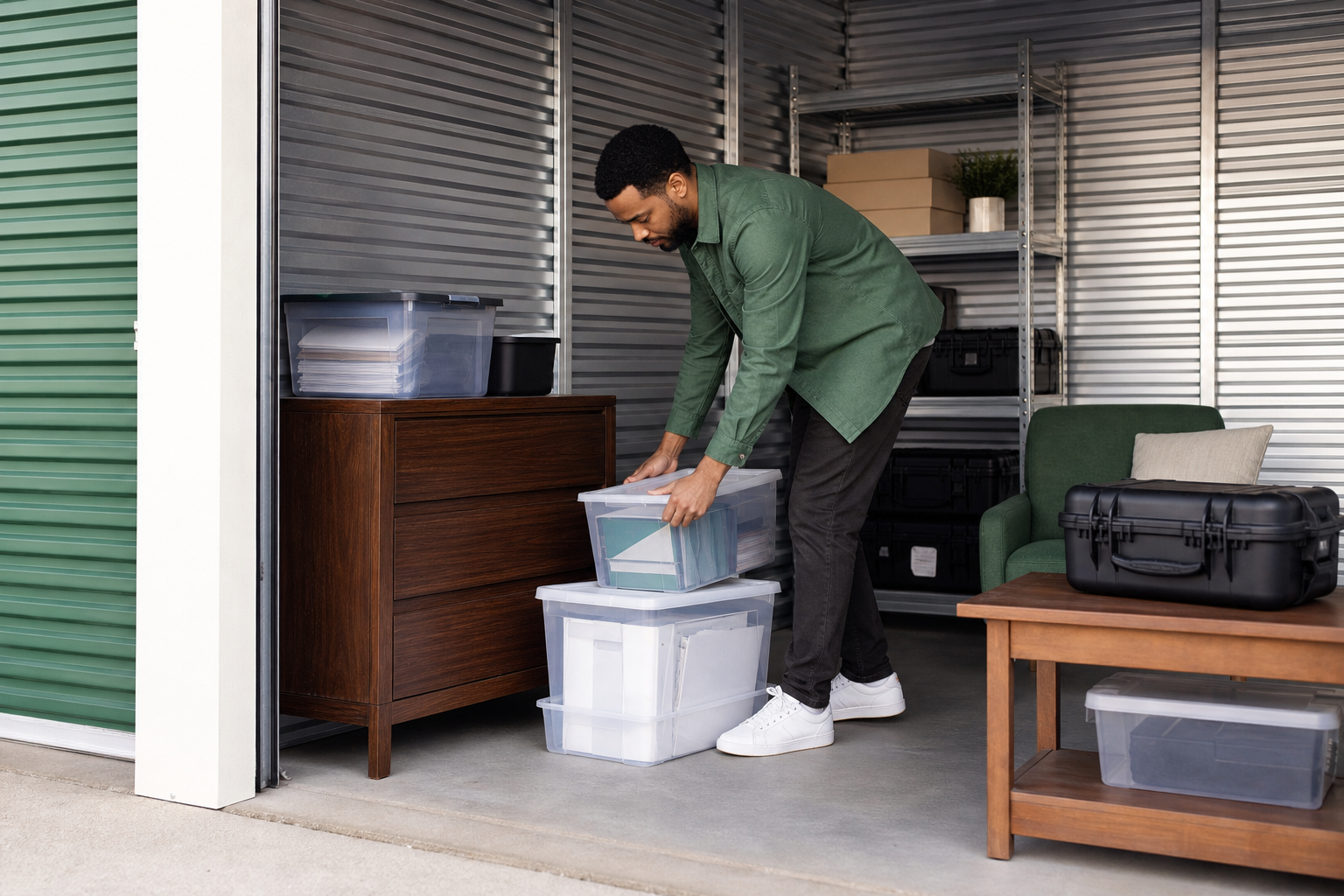 Sensitive belongings packed for climate controlled storage