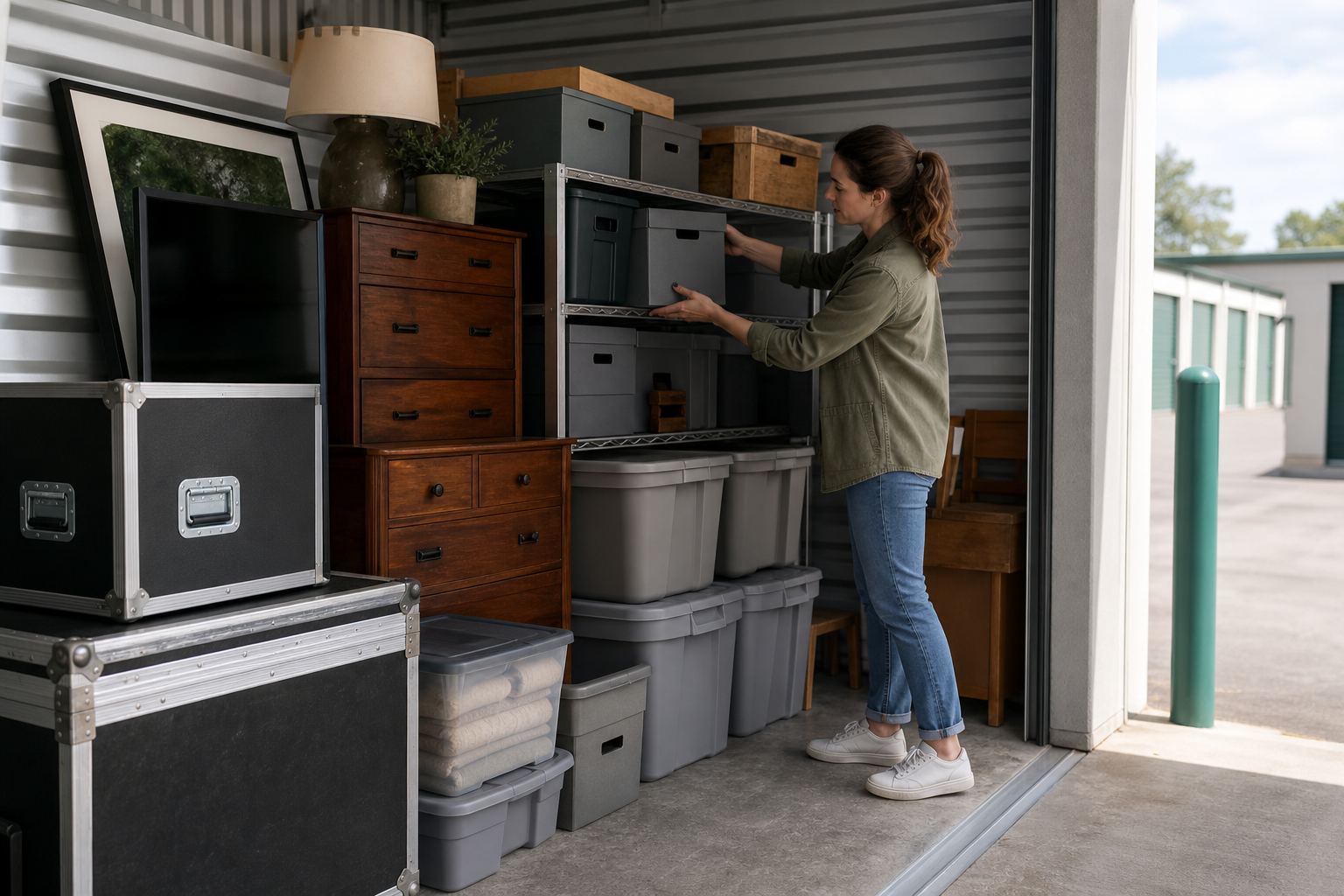 Sensitive belongings packed for climate controlled storage