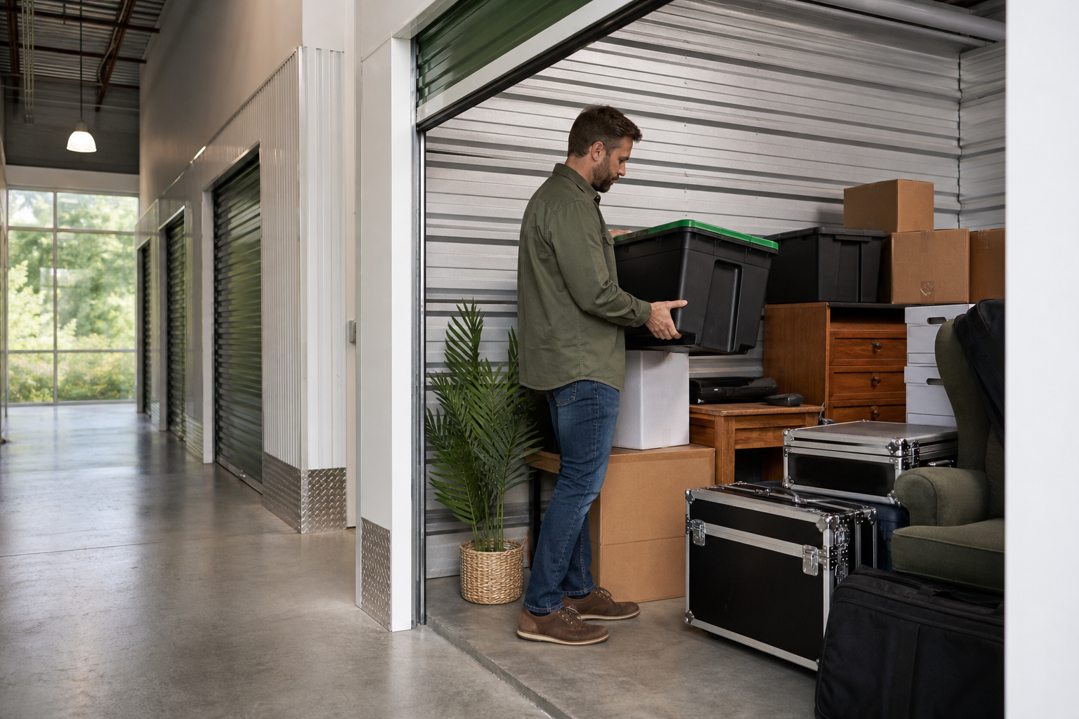 Sensitive belongings packed for climate controlled storage