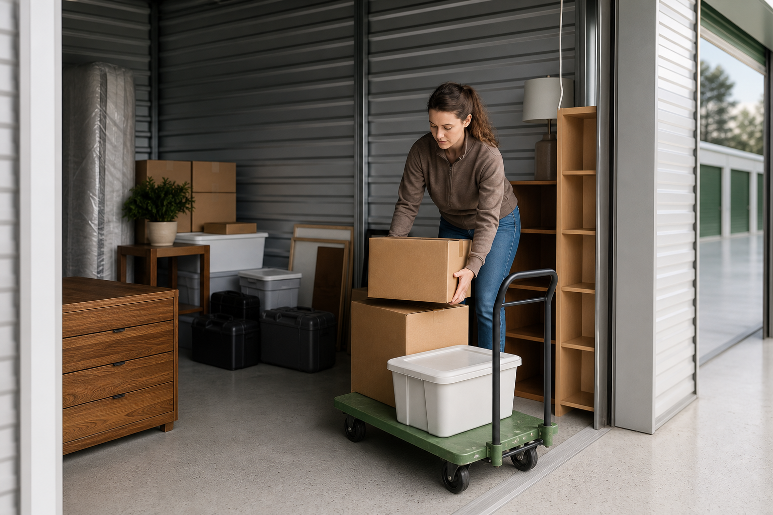 Sensitive belongings packed for climate controlled storage