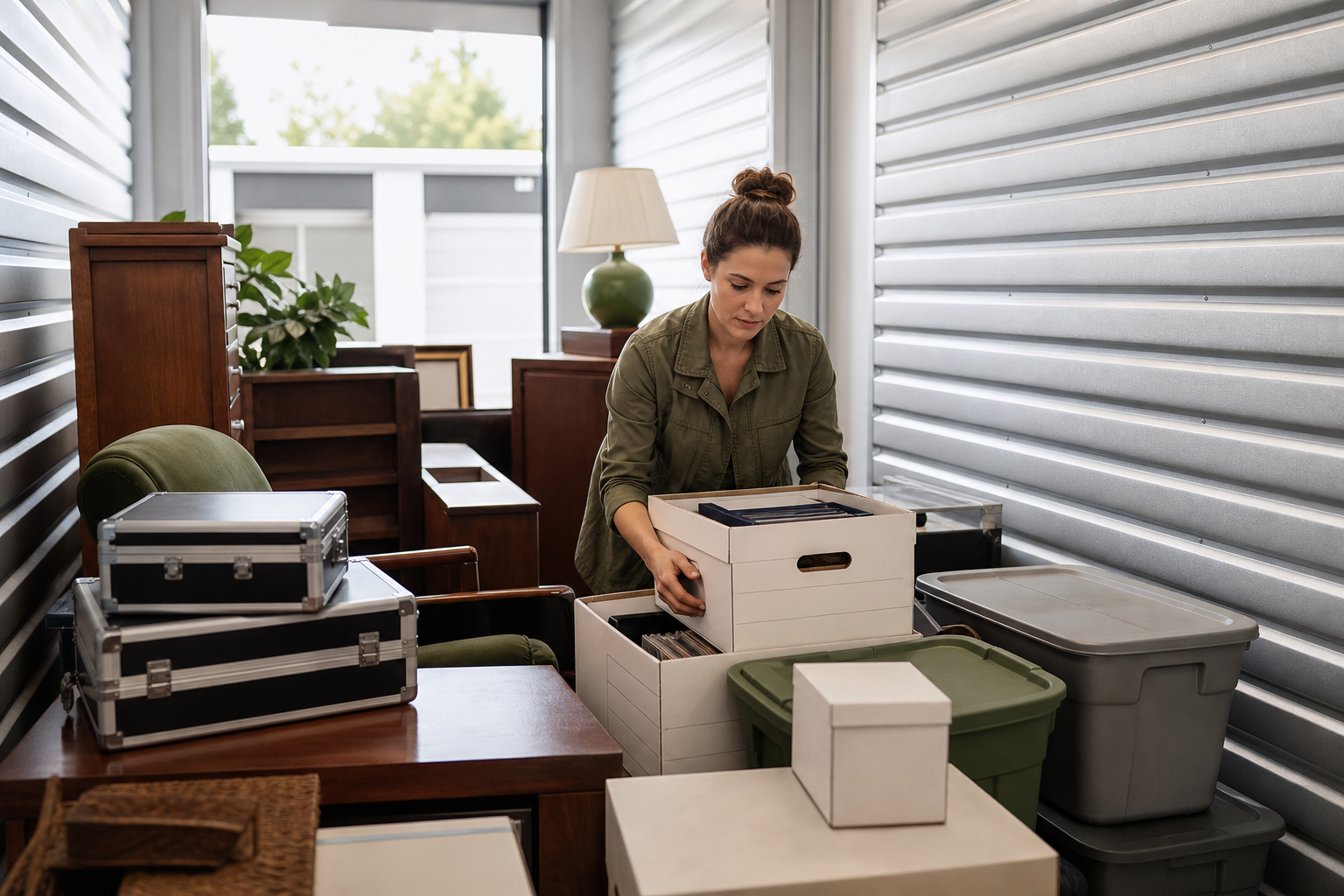 Sensitive belongings packed for climate controlled storage